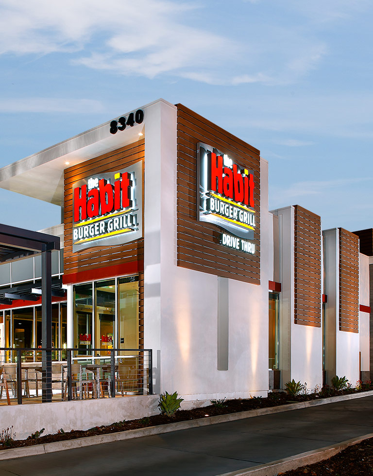 Exterior of Mira Mesa Habit Burger Grill