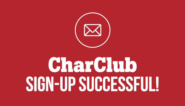 CharClub sign-up successful!