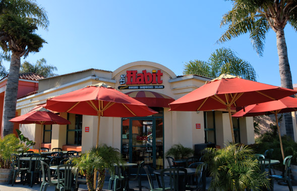 Exterior of Santa Barbara Habit Burger Grill