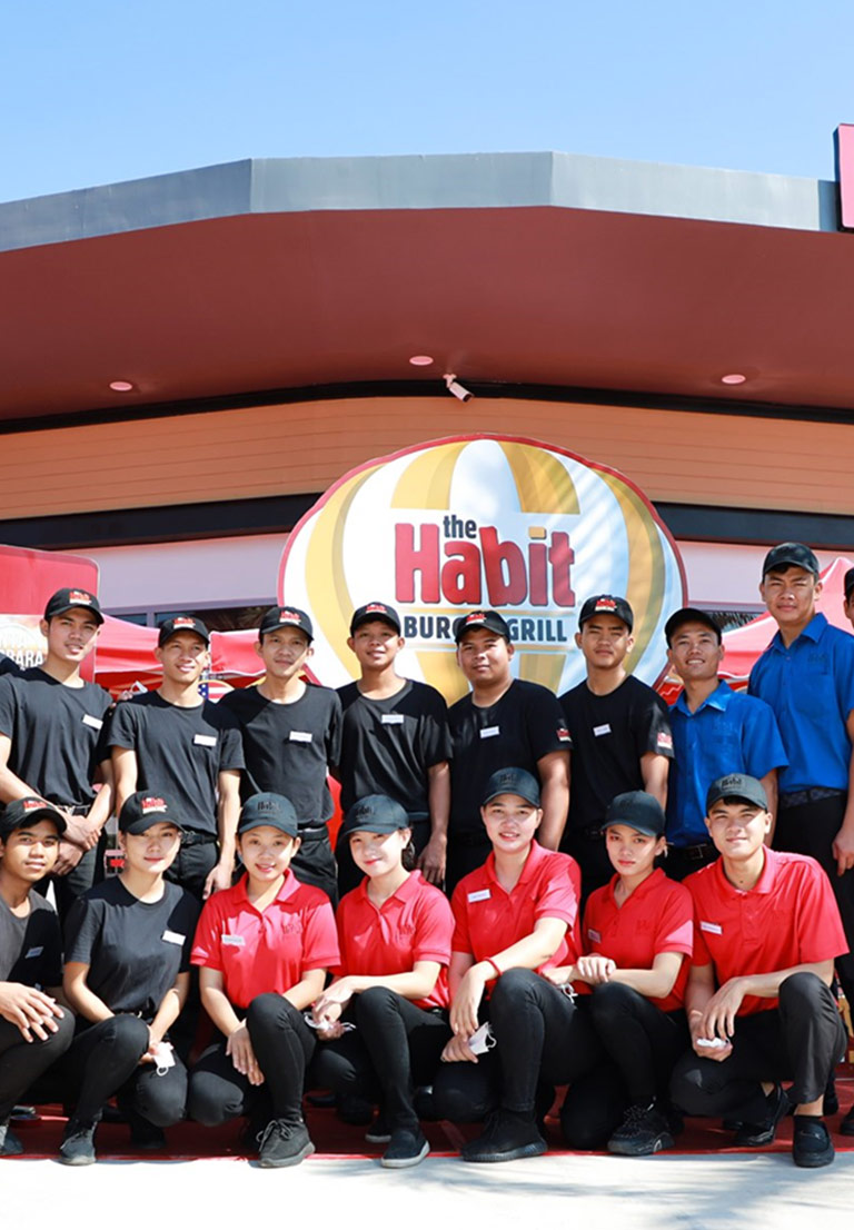 Group shot of Habit team members