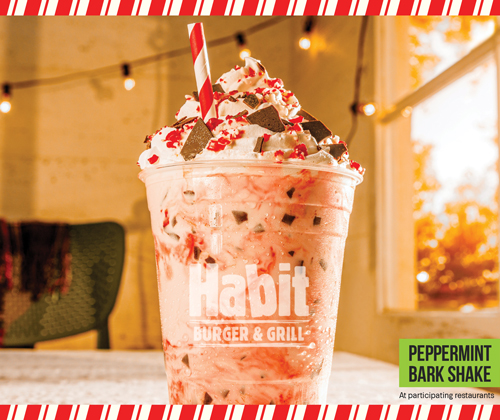 Peppermint Bark Shake - at participating restaurants
