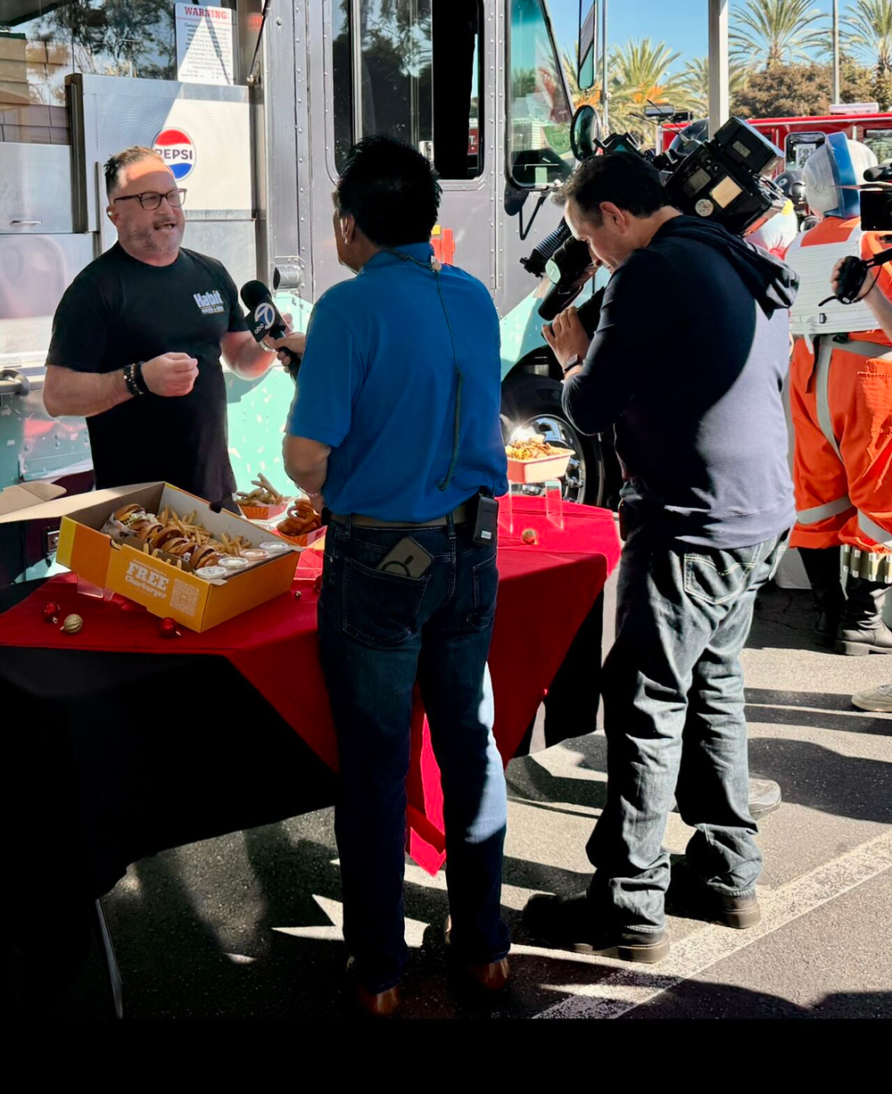 Chef Jason Triail at the Habit Truck