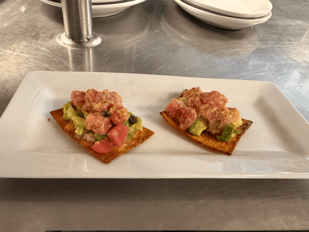 close-up of an entrée at ProStart