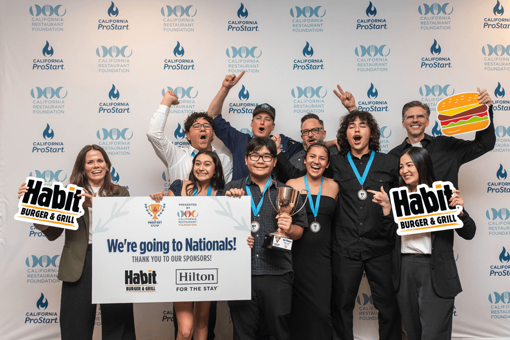 ProStart participants with Chef Jason Triail