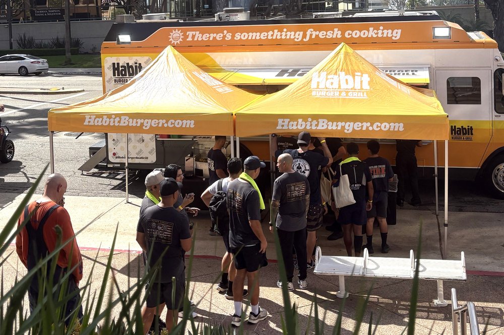 Habit Truck Caters to the Long Beach World Trade Center 9/11 Memorial Stair Climb participants